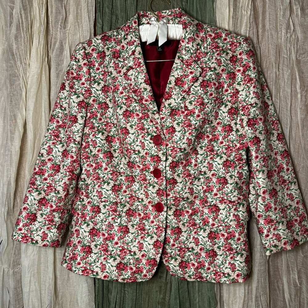 Talbots Floral Suit jacket (size 10)